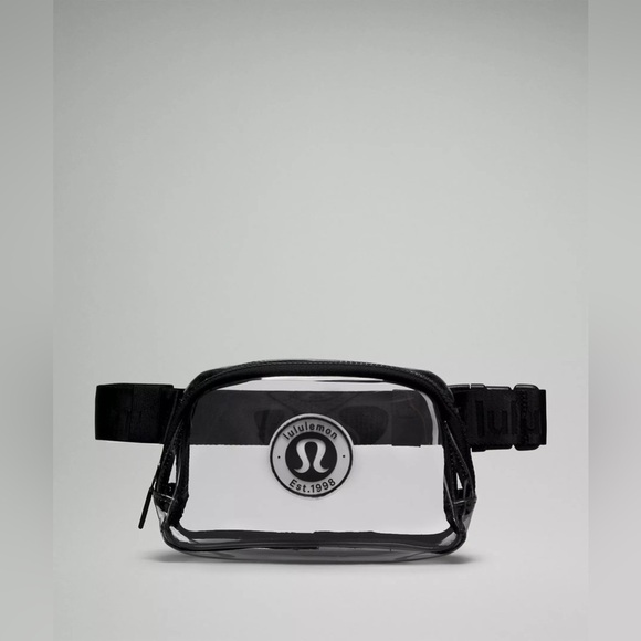 lululemon athletica Handbags - lululemon athletica Black clear everywhere Belt Bag